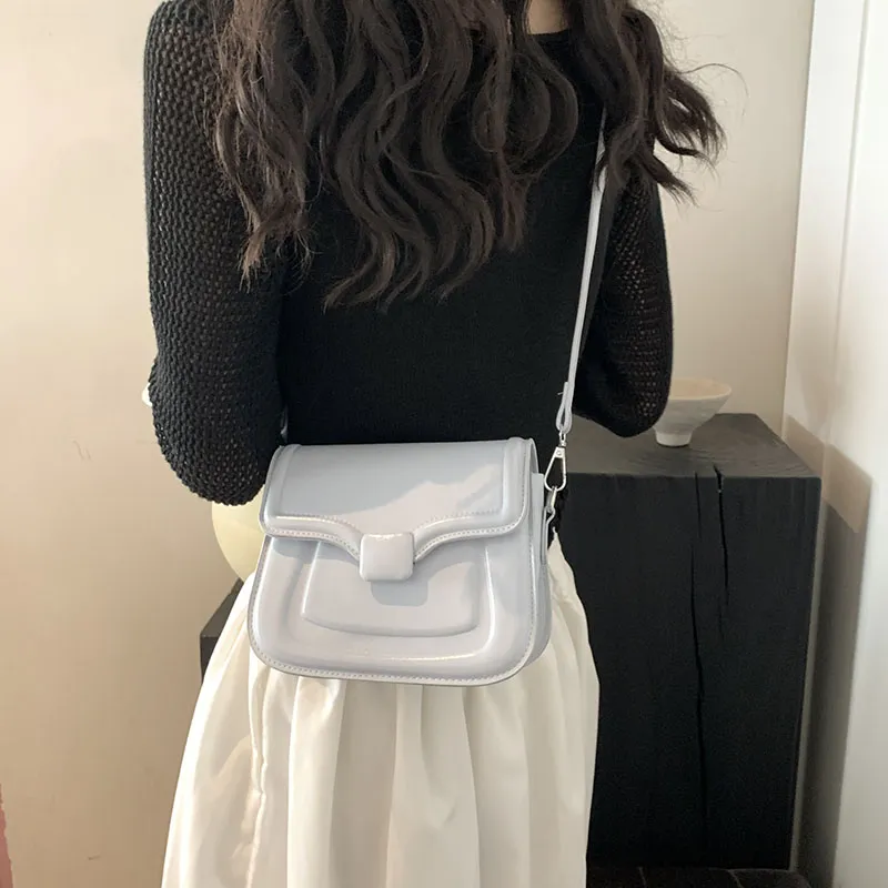 RUIPAI PU Shoulder Bag Regular Women's Silver/White/Blue/Black-13