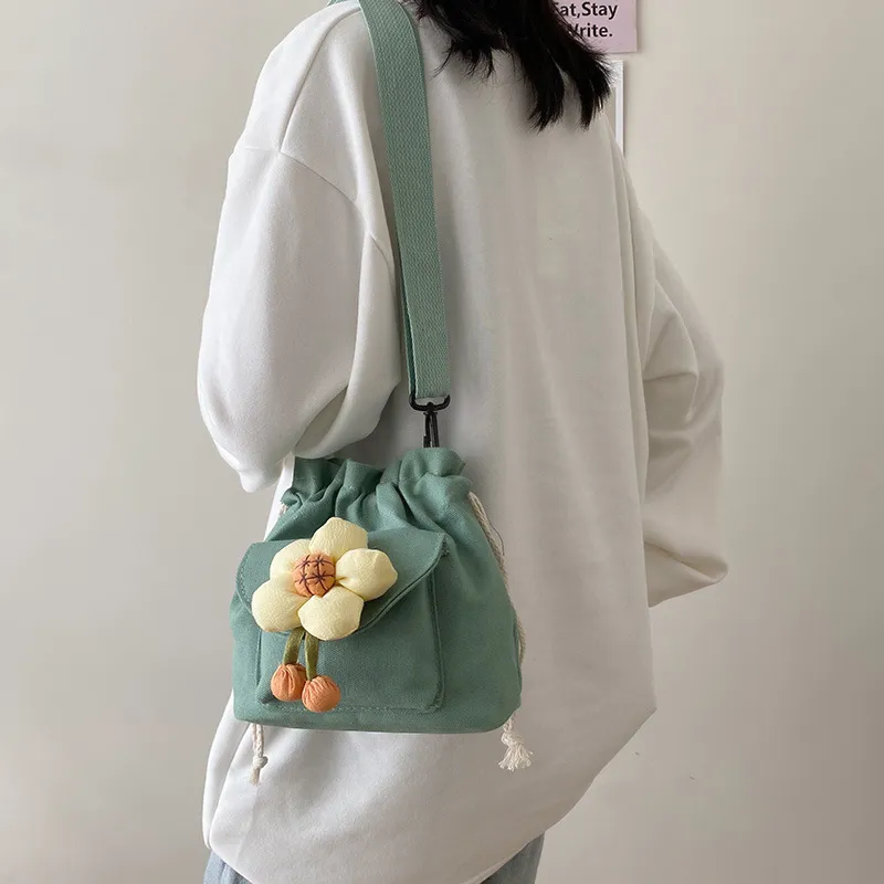 PINK·LAND Canvas Shoulder Bag Women's-13