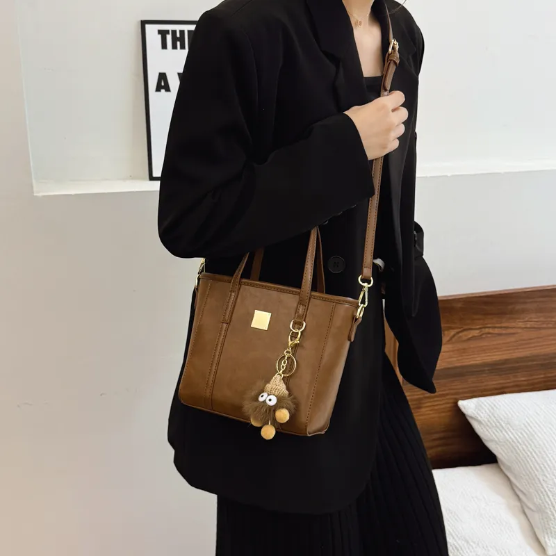PINK·LAND PU Bucket Bags Handbags Women's Yellow Brown/Coffee/Black-3