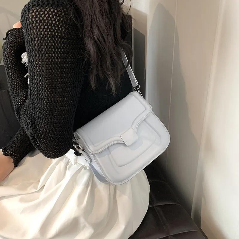 RUIPAI PU Shoulder Bag Regular Women's Silver/White/Blue/Black-17
