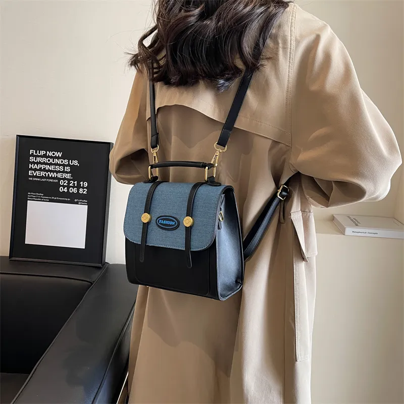 RUIPAI PU Shoulder Bag, Crossbody Bag, Handheld Backpack, Backpack Regular Women's Coffee/Black-7