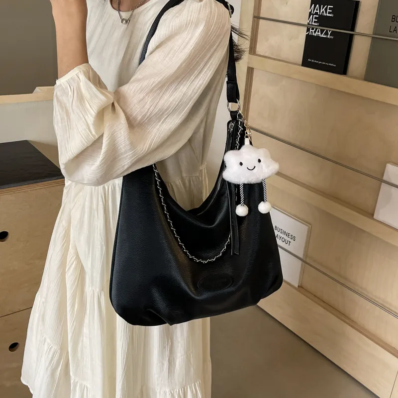 PINK·LAND PU Backpack Handbag, Shoulder Bag Women's Beige/Black/Blue-7