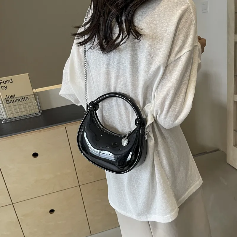 PINK·LAND Pu Handbag Shoulder Bag Regular Women's Silver/White/Black/Red/Gold-7