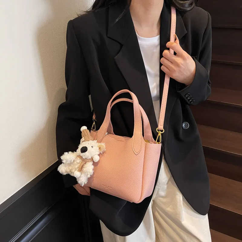PINK·LAND PU Shoulder Bag Regular Women's Multicolor-13