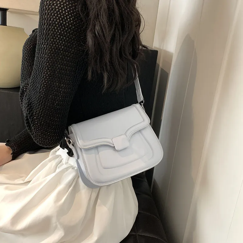 RUIPAI PU Shoulder Bag Regular Women's Silver/White/Blue/Black-16