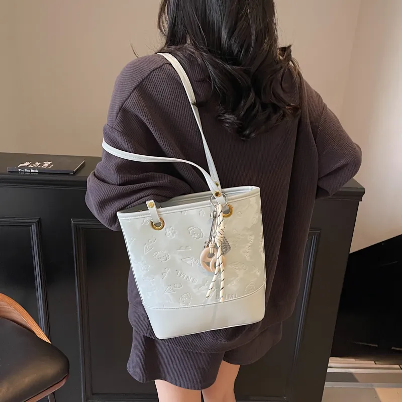 PINK·LAND PU Crossbody Bag Bucket Bag Shoulder Bag Handbag Regular Women's Multicolor-33