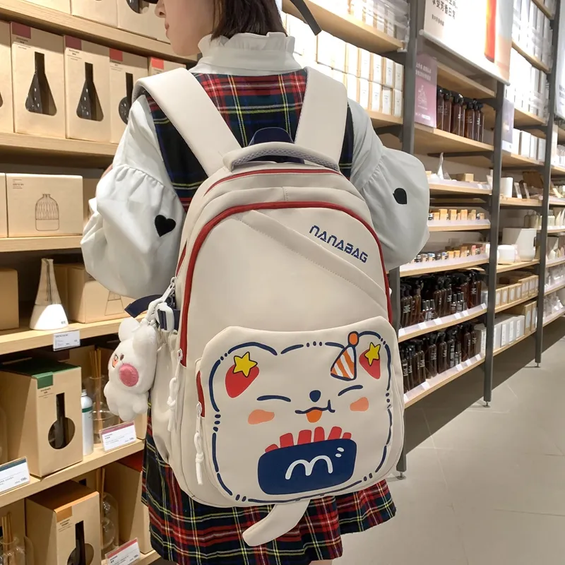PINK·LAND Nylon Backpack Women's Multicolor-9