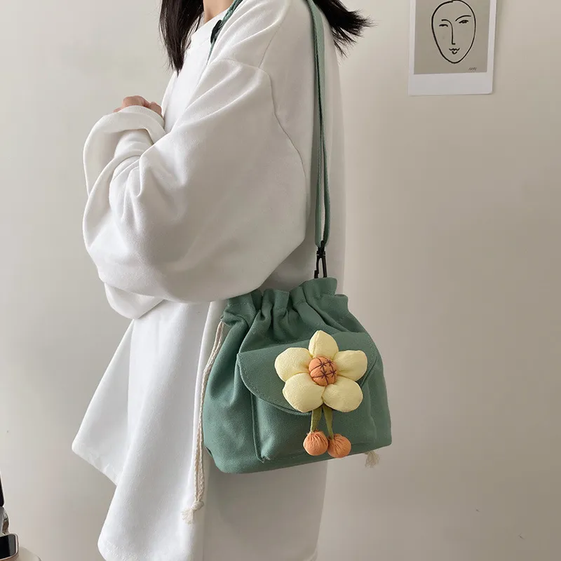 PINK·LAND Canvas Shoulder Bag Women's-11