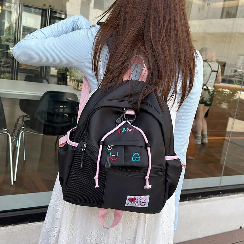 RUIPAI Oxford Backpack Regular Women's Beige/Blue/Black-8