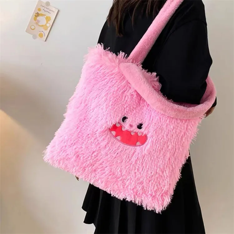 PINK·LAND Velour Shoulder Bag Regular Women's-2