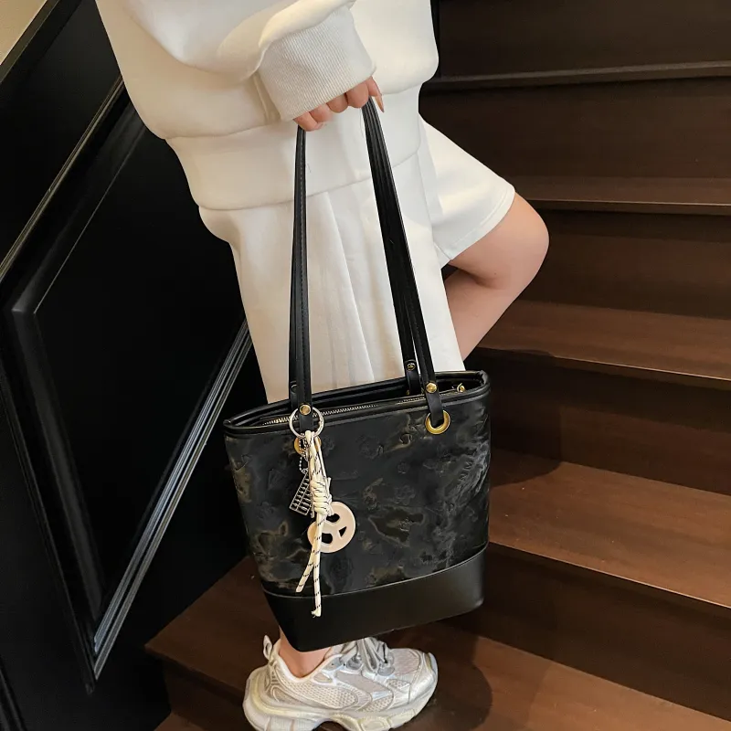 PINK·LAND PU Crossbody Bag Bucket Bag Shoulder Bag Handbag Regular Women's Multicolor-10