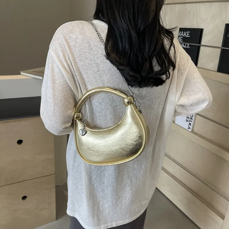 PINK·LAND Pu Handbag Shoulder Bag Regular Women's Silver/White/Black/Red/Gold-14