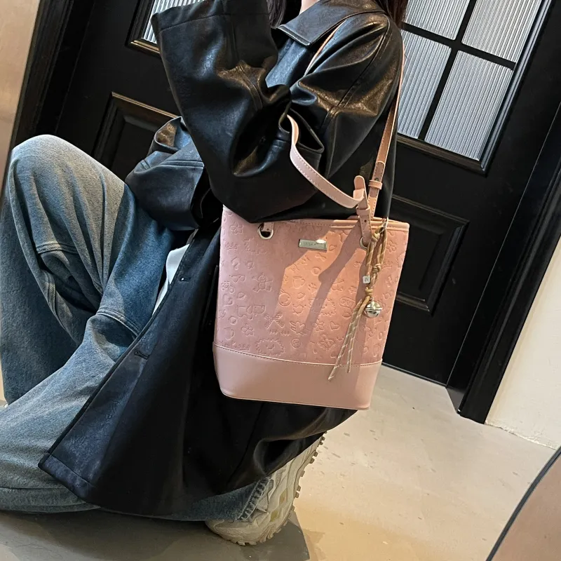 PINK·LAND PU Bucket Bags Shoulder Bags Women's Multicolor-13