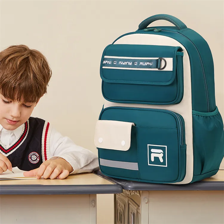 RUIPAI Fabric Student Bag Regular Kids' Interstellar Blue Red/Taro Purple/Peacock Green/Blue Khaki-6