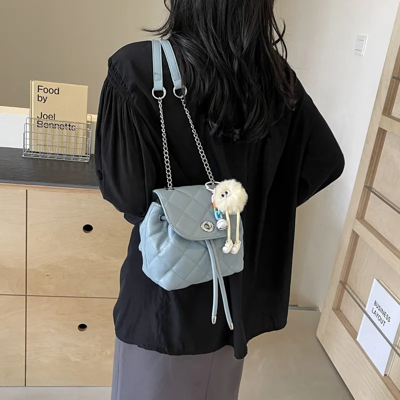 PINK·LAND PU Backpack Women's Silver & Pink/Pink/Ecru/Black/Black & Pink/Blue-27