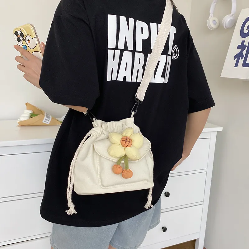 PINK·LAND Canvas Shoulder Bag Women's-2