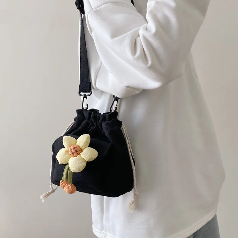 PINK·LAND Canvas Shoulder Bag Women's-5