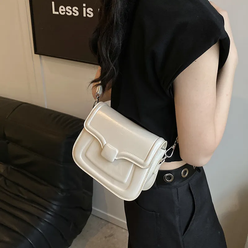 RUIPAI PU Shoulder Bag Regular Women's Silver/White/Blue/Black-11
