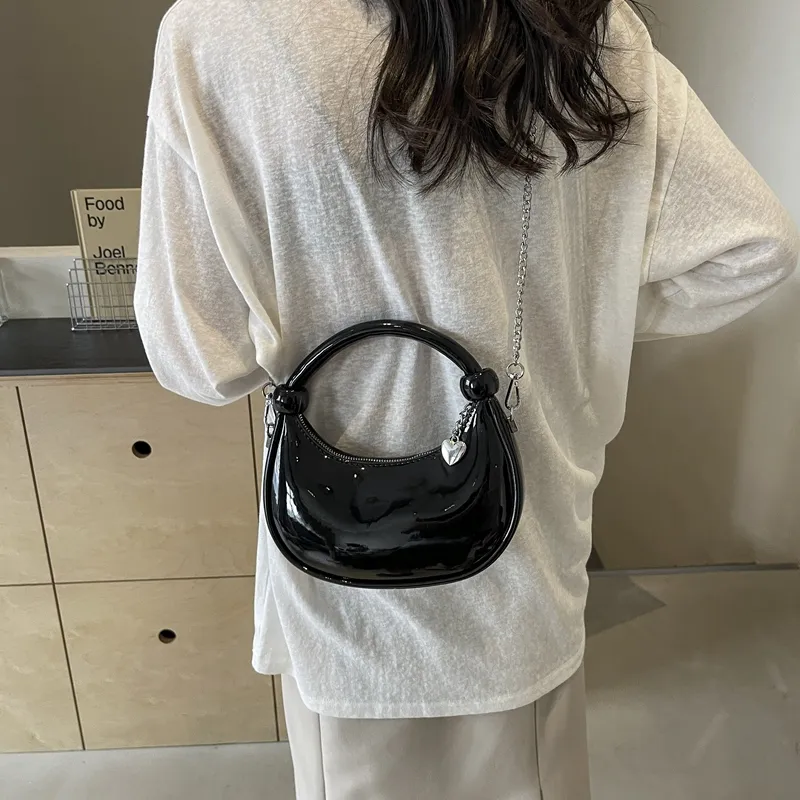 PINK·LAND Pu Handbag Shoulder Bag Regular Women's Silver/White/Black/Red/Gold-8