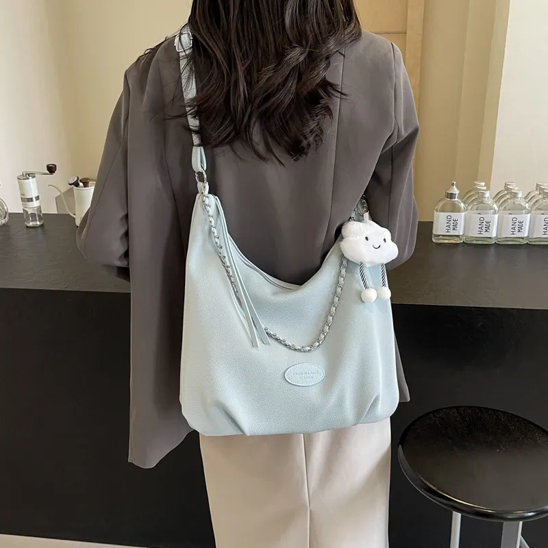 PINK·LAND PU Backpack Handbag, Shoulder Bag Women's Beige/Black/Blue-14
