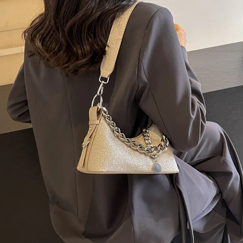 RUIPAI PU Shoulder Bag, Crossbody Bag, Handbag, Shoulder Bag Regular Women's Gold/Silver/Black/Gray-2