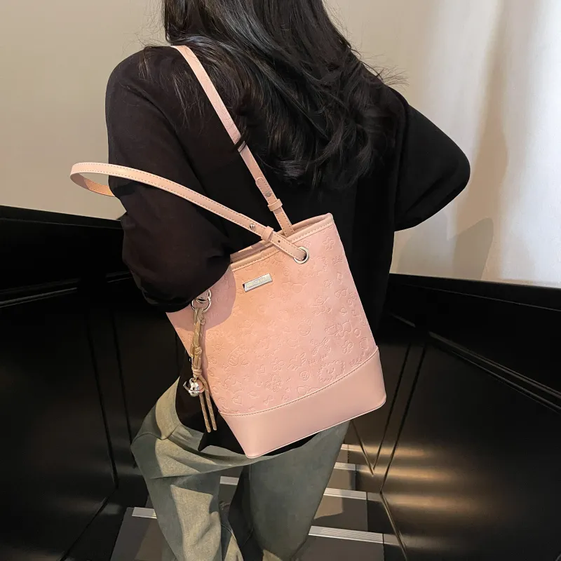 PINK·LAND PU Bucket Bags Shoulder Bags Women's Multicolor-15