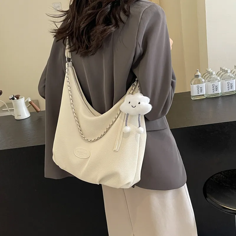 PINK·LAND PU Backpack Handbag, Shoulder Bag Women's Beige/Black/Blue-3
