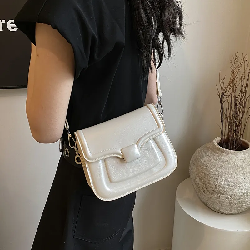 RUIPAI PU Shoulder Bag Regular Women's Silver/White/Blue/Black-9