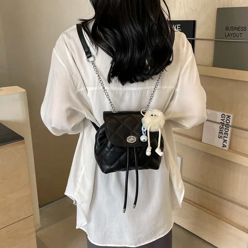 PINK·LAND PU Backpack Women's Silver & Pink/Pink/Ecru/Black/Black & Pink/Blue-39