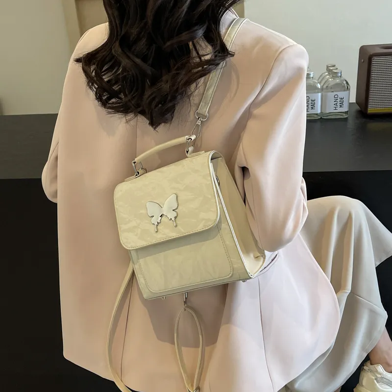 PINK·LAND PU Handbag Regular Women's White/Pink/Blue/Green/Black/Gray-3
