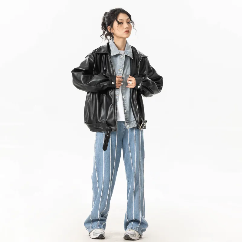 M MAICCO Jackets Unisex Black-10