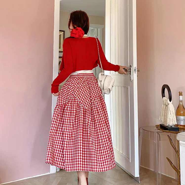 QUIET ANGEL Casual Long Skirt Women's-9