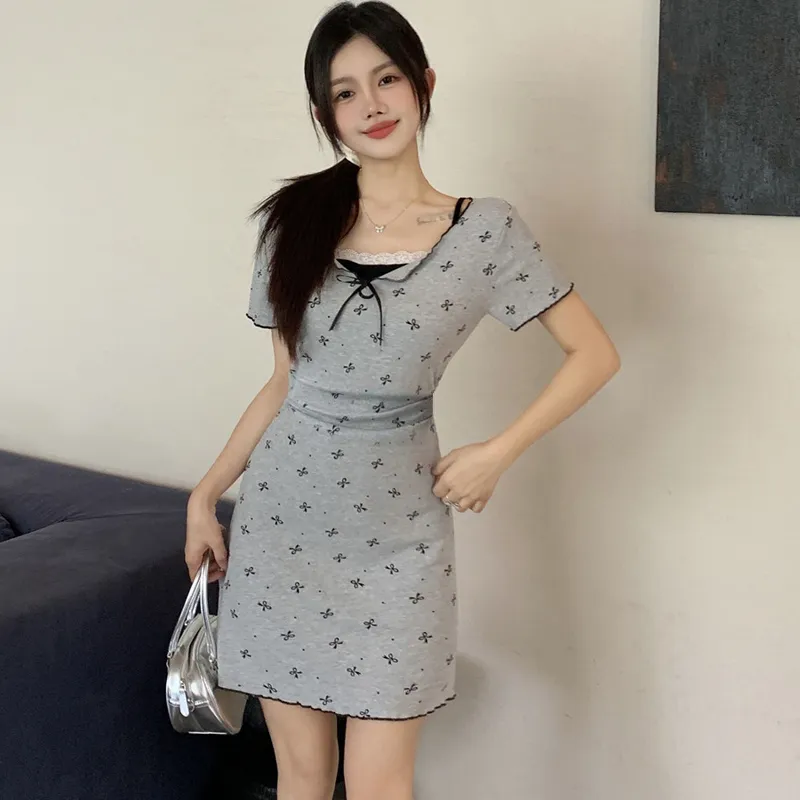 QUIET ANGEL Short Sleeved Dress Women's-4