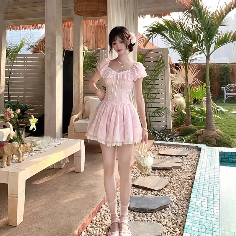 QUIET ANGEL Short Sleeved Dress Women's-2