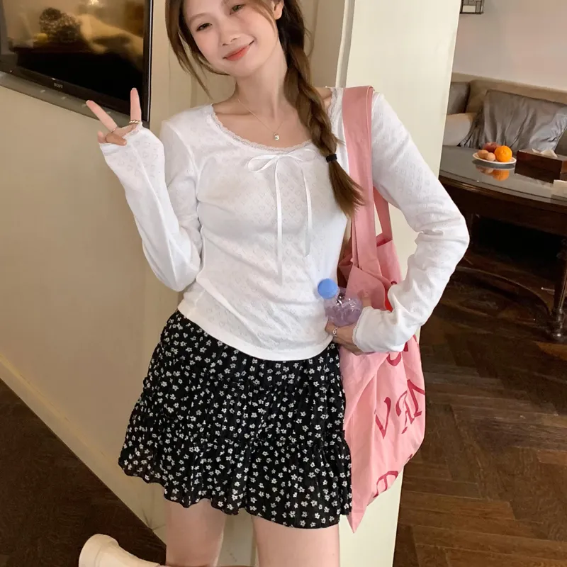 QUIET ANGEL Casual Short Skirts Women's-3