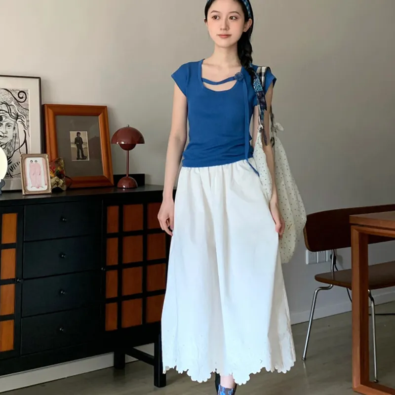 QUIET ANGEL Two Piece Skirt Sets Women's-2