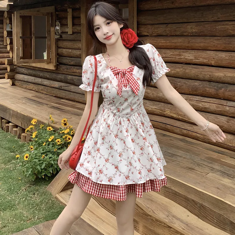 QUIET ANGEL Short Sleeved Dress Women's-3