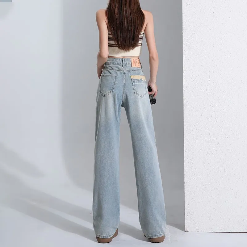 QUIET ANGEL Jeans Women's Blue-5