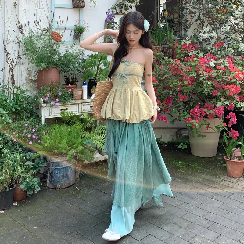 QUIET ANGEL Two Piece Skirt Sets Women's-5