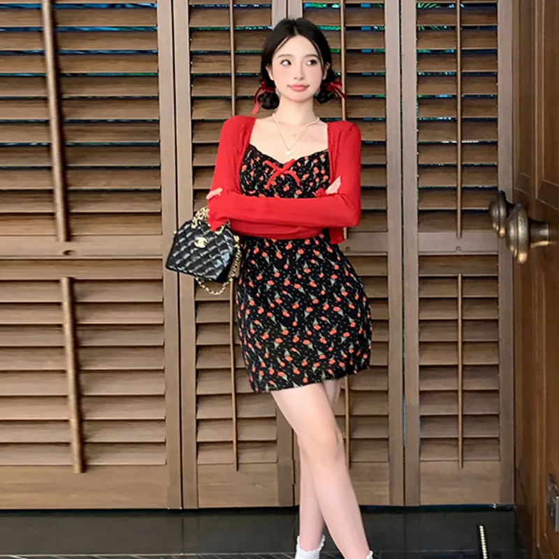 QUIET ANGEL Two Piece Skirt Sets Women's-4