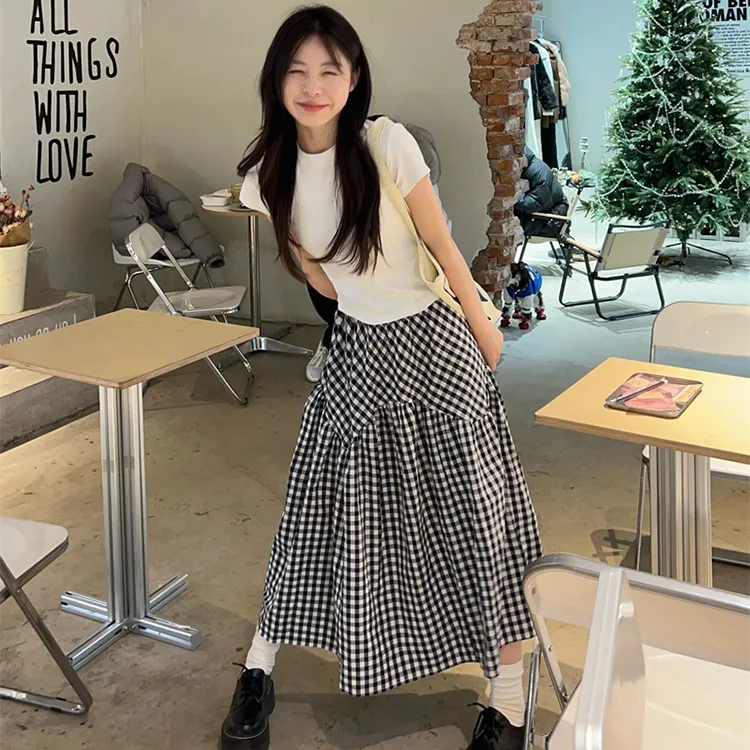 QUIET ANGEL Casual Long Skirt Women's-4