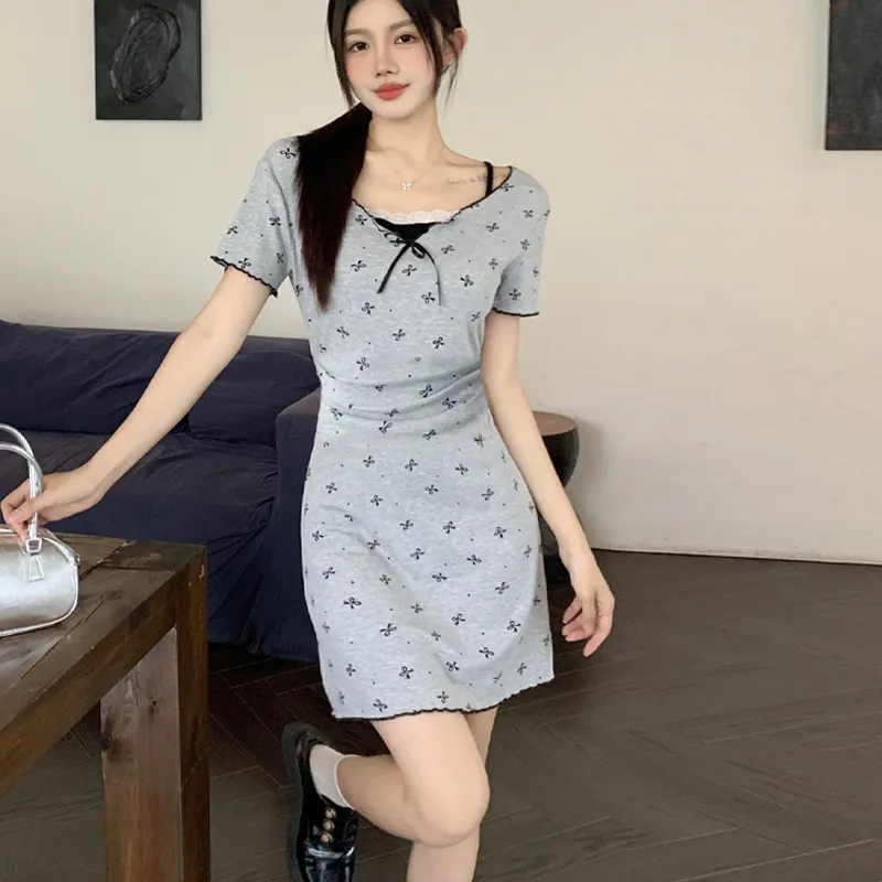 QUIET ANGEL Short Sleeved Dress Women's-2
