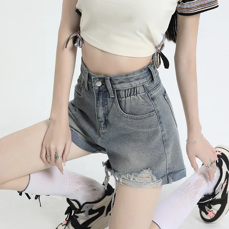 QUIET ANGEL Denim Shorts Women's-10