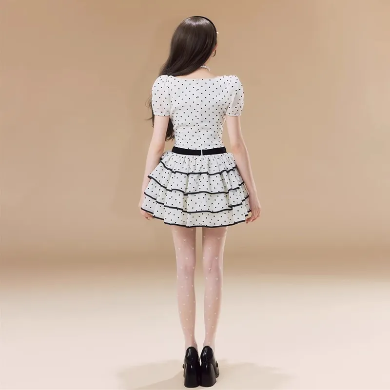 QUIET ANGEL Short Sleeved Dresses Women's-2