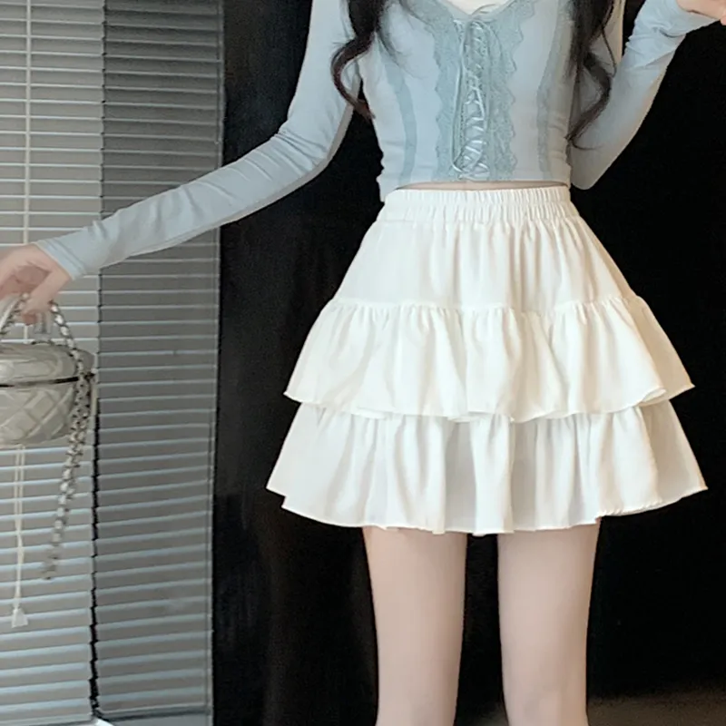 QUIET ANGEL Casual Short Skirts Women's-2