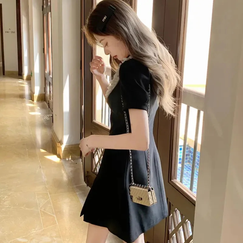 QUIET ANGEL Short Sleeved Dress Women's-4