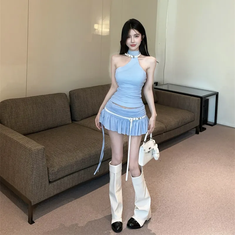 QUIET ANGEL Two Piece Skirt Sets Women's-2