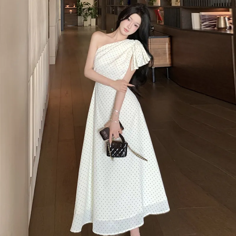 QUIET ANGEL Sleeveless Dress Women's White-3
