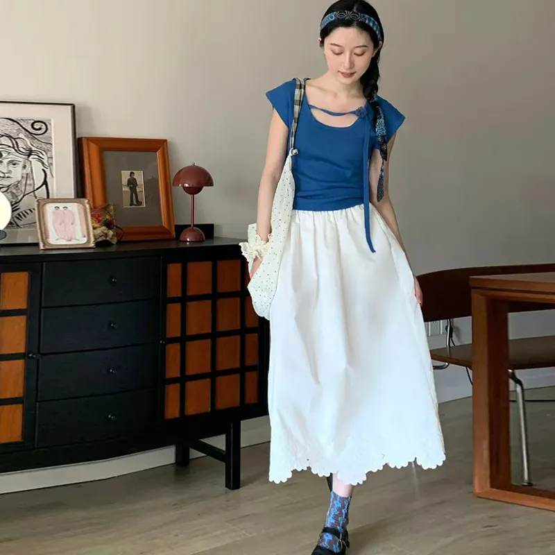 QUIET ANGEL Two Piece Skirt Sets Women's-5