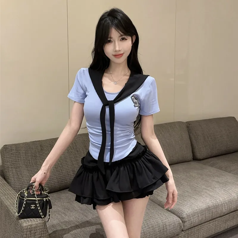 QUIET ANGEL Two Piece Skirt Sets Women's-2